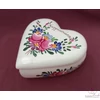 Szív alakú kis ékszertartó Nagymamának