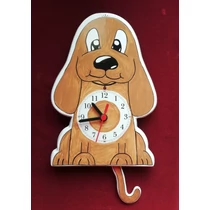 Kutya ingás óra világosbarna