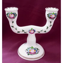 Két ágú gyertyatartó  / 16 cm /