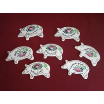 Szerencsemalacka hűtőmágnes