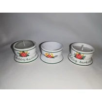 Teamécsestartó karácsonyi mintával