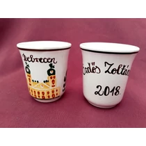 Pálinkás pohár egyedi felirattal