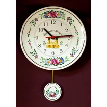 Fali tányér óra, emblémával Ø22 cm