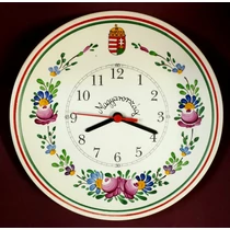 Fali tányér óra, emblémával Ø22 cm