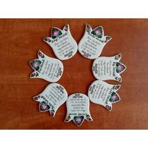 Idézetes kerámia hűtőmágnes ballagásra, vagy köszönőajándékként