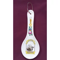 SISA Pékség céges ajándéka: péklapát formájú kanáltartó