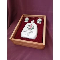 Díszdobozos butella 2 pohárral