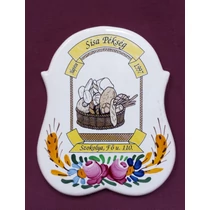 SISA Pékség céges ajándéka: hűtőmágnes céglogóval