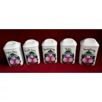 Új kupakos kis fűszertartó /10 cm magas/