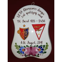 FC BASEL- DEBRECENI VSC Bajnokok Ligája fali plakett