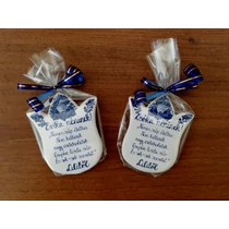 Idézetes kerámia hűtőmágnes, év végi ajándékba