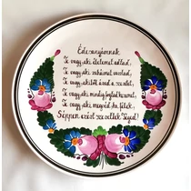 Tányér közepes  /Ø22 cm/   Édesanyámnak Te vagy, aki az életemet adtad...