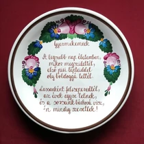 Tányér közepes  /Ø22 cm/   Gyermekemnek