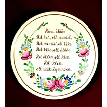 Tányér közepes  /Ø22 cm/   Magyar Házi áldás