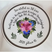 Hagyományos, bélapátfalvai mintás színes motívum