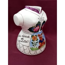 Nagy váza viseletes bölcsis ballagásra  /17 cm/