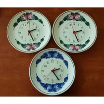 Tányér óra ovis ballagásra, csak a hátulján feliratozva  Ø22 cm