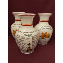 Nagy váza /24 cm/ ovis ballagásra, csoportnévsorral /16-19 név/