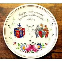 Hajdúhadház régi és új címere, nyugdíjba vonulás alkalmából