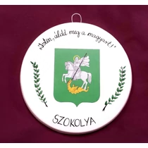 Szokolya címere kör plaketten