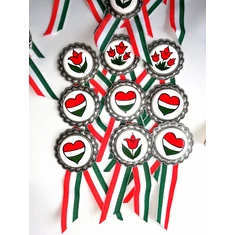 Kokárdák, trikolor ékszer szettek