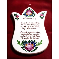 Tulipán alakú plakettek