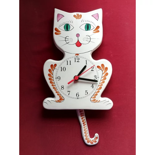 Cica ingás óra barna cirmos