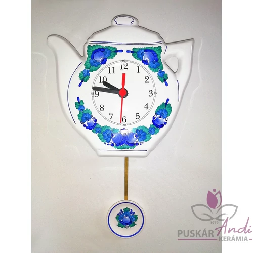 Teáskanna alakú ingás óra