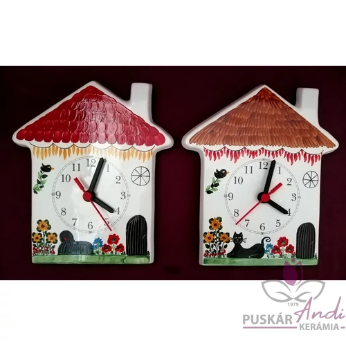 Házikó alakú fali óra   