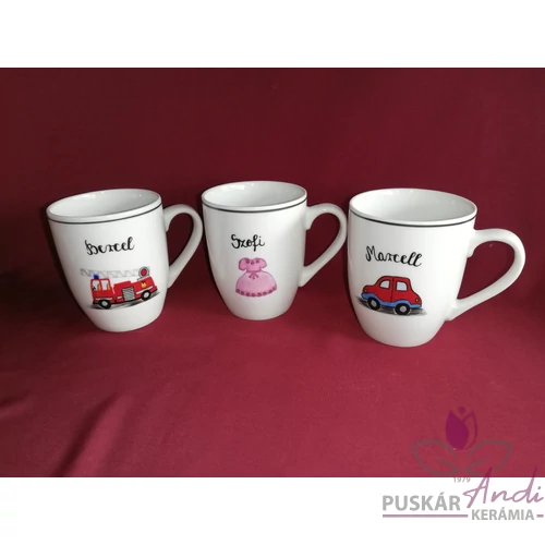 Bögre /3 dl/ ballagásra, emlékül édesanyától