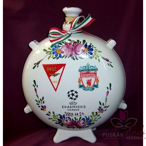 LIVERPOOL- DEBRECENI VSC Bajnokok Ligája pálinkás kulacs