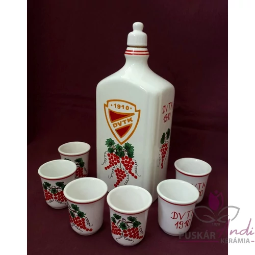 DVTK pálinkás készlet