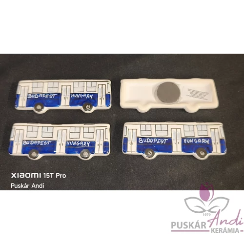 Budapesti autóbusz hűtőmágnes