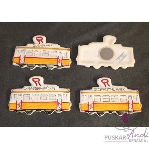 Budapesti nosztalgia villamos hűtőmágnes