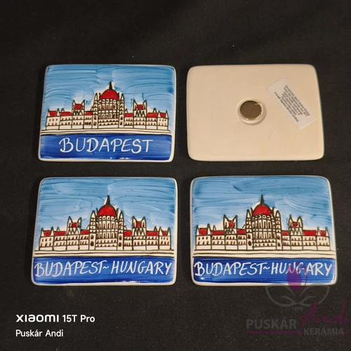 Budapesti Parlament téglalap hűtőmágnes