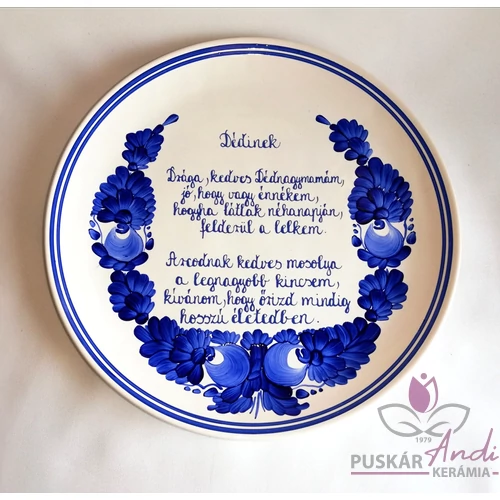 Tányér csemegés /Ø20 cm/   Dédinek