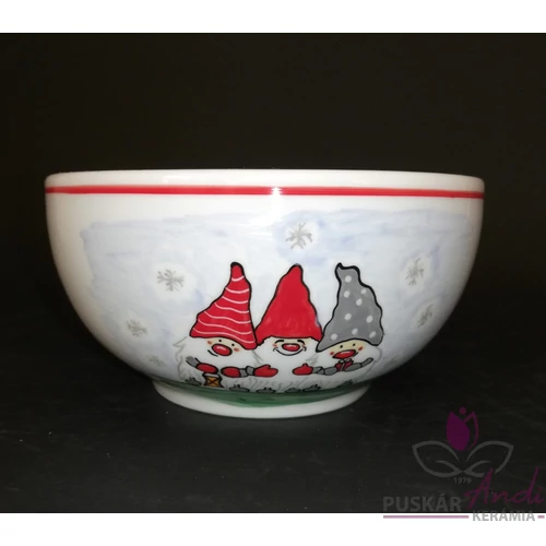 Műzlis, leveses tálka Manós, Rudolfos