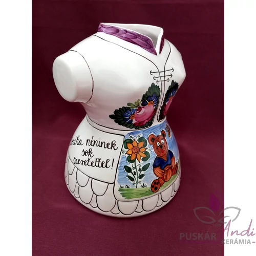 Nagy váza viseletes bölcsis ballagásra  /17 cm/