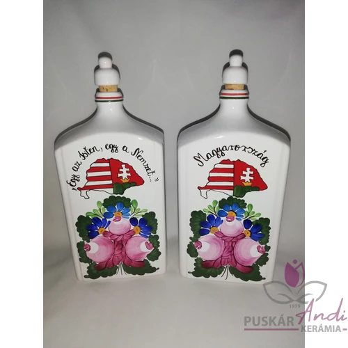 Emblémás pálinkás butella  1 literes