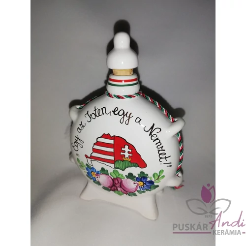 Pálinkás kis kulacs emblémás 1,5 dl