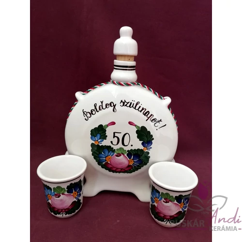 Közepes kulacs szett 50. születésnapra