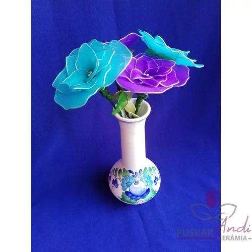 Hosszúnyakú kisváza, az egy szál rózsa vázája /17 cm/