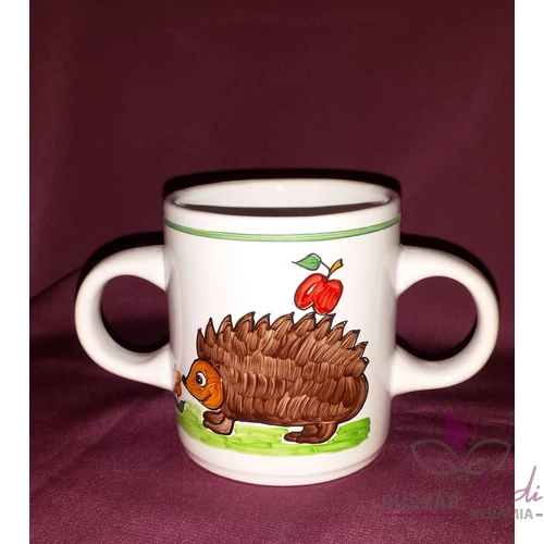 Kétfülű gyerekbögre bölcsiseknek  /1,5 dl/   Egyedi feliratozással is rendelhető!