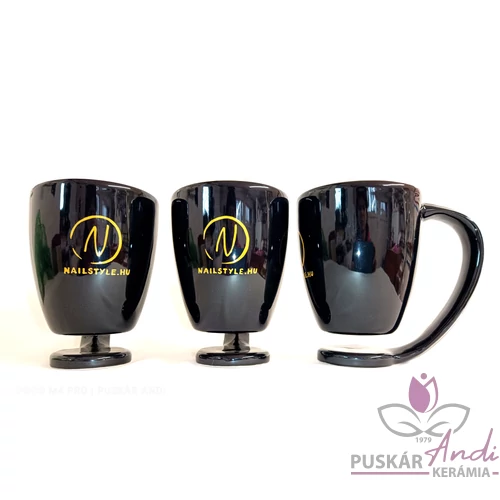 Lebegő bögre színes mázzal, logózással 3dl